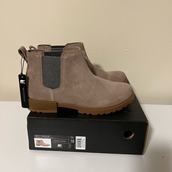 SOREL EMELIE II CHELSEA Waterproof Suede BOOT- NO BOX - Picture 9 of 12